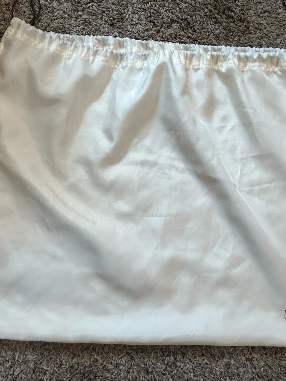 Coach Kristen y2k 00s white leather elevated round oversized shoulder bag